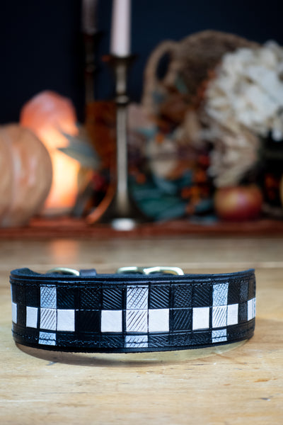 Black & White Plaid - 15-17" medium