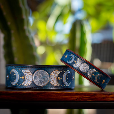 Moon Phase Dog Collar - KoKoLati